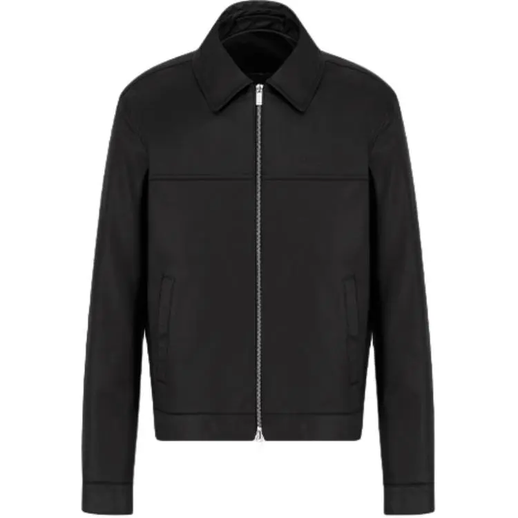 DIOR Leather Jackets Men's Black Moderate