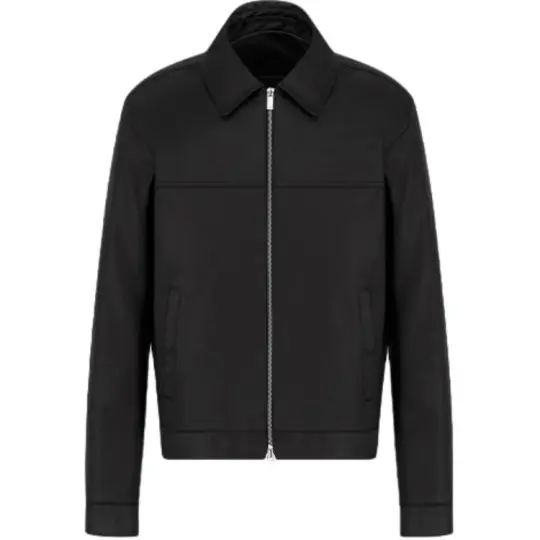 DIOR Leather Jackets Men's Black Moderate