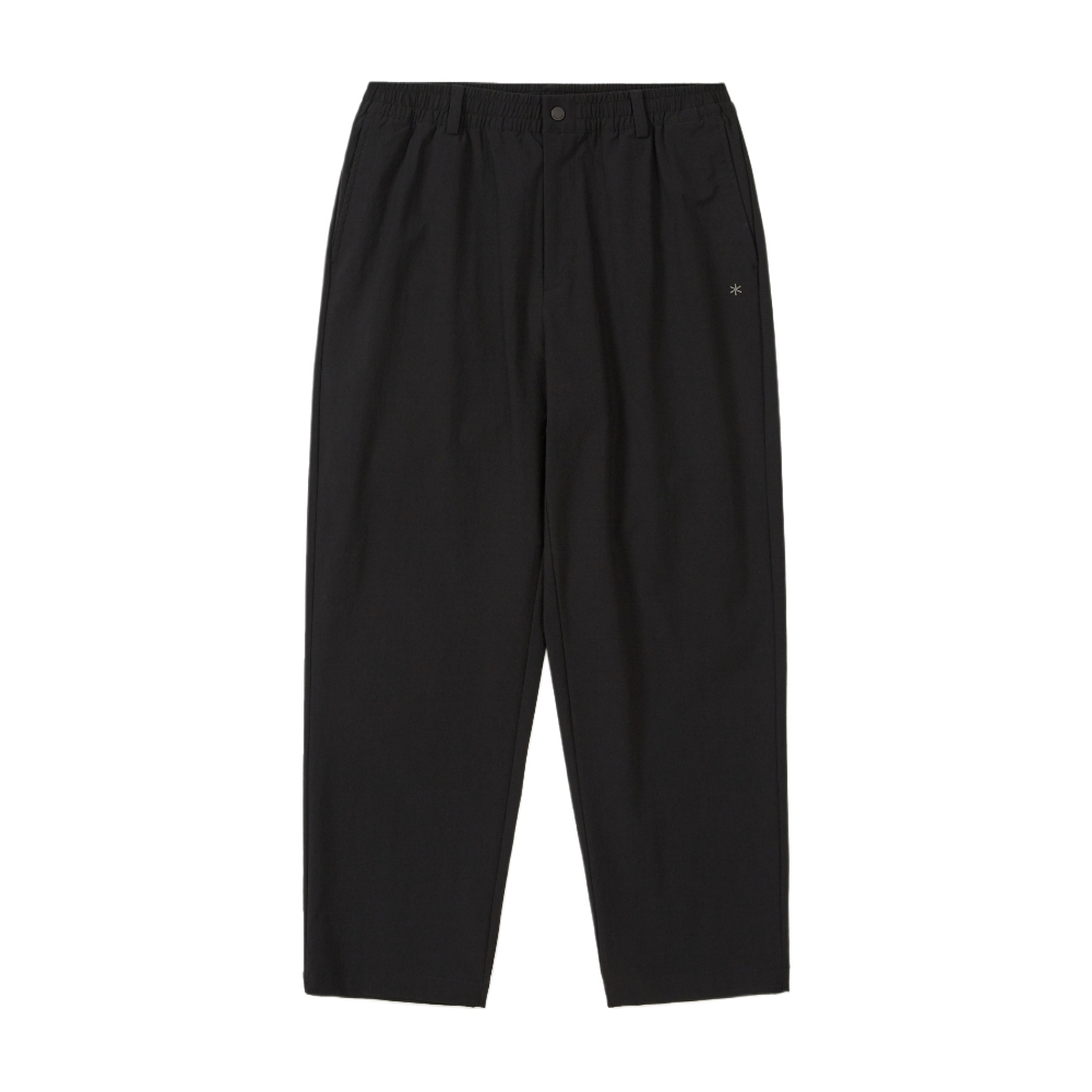 Snow peak root outdoor solid color soft tapered casual pants for men