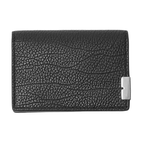 Burberry Calfskin Card Holder Women's Black