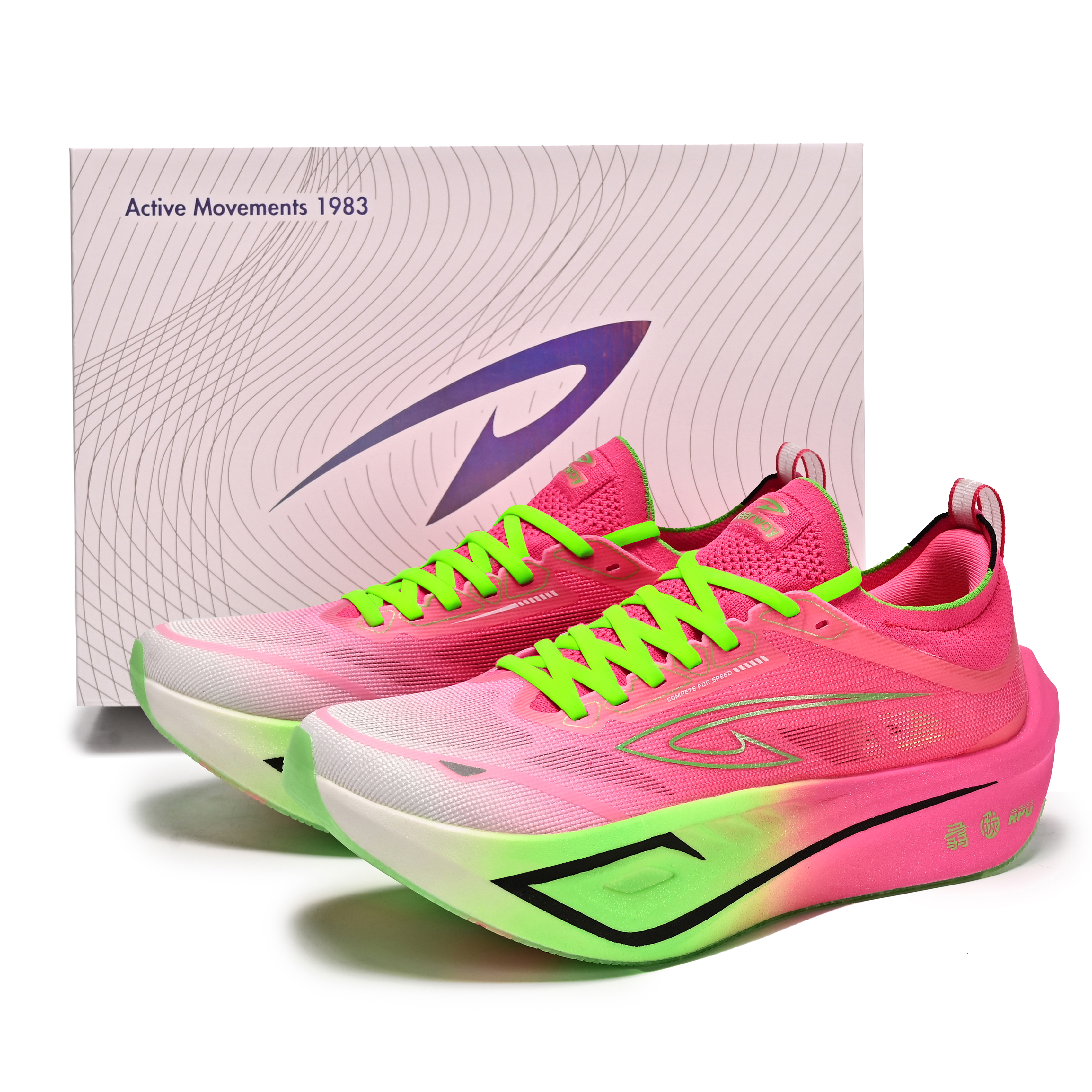 DEERWAY Running Shoes Unisex Dragon Fruit