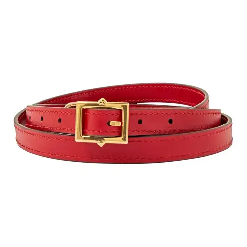 GUCCI Sylvie Leather Shoulder Strap Bag Strap Women's Red