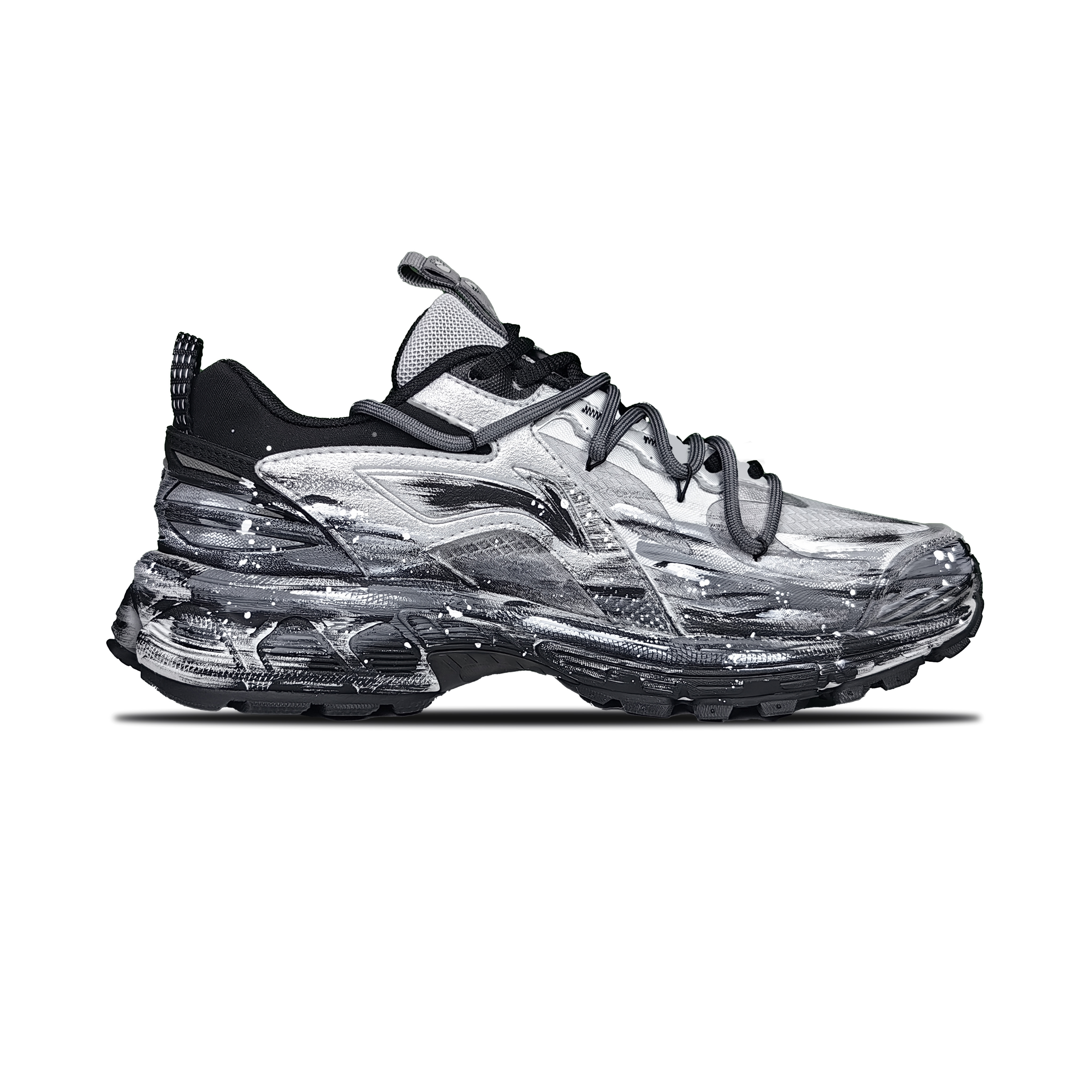 Li Ning Fuyao 2.0 Trail Slip Resistant Abrasion Resistant Low top Casual Running Shoes Men’s Black
