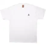 Nike T Shirts Men's White Crew Neck Moderate Straight Fit