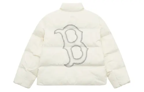 MLB Base velvet classic trend sports comfortable soft down jacket for leisure for men and women, duck down, with your logo imprint, loose fit