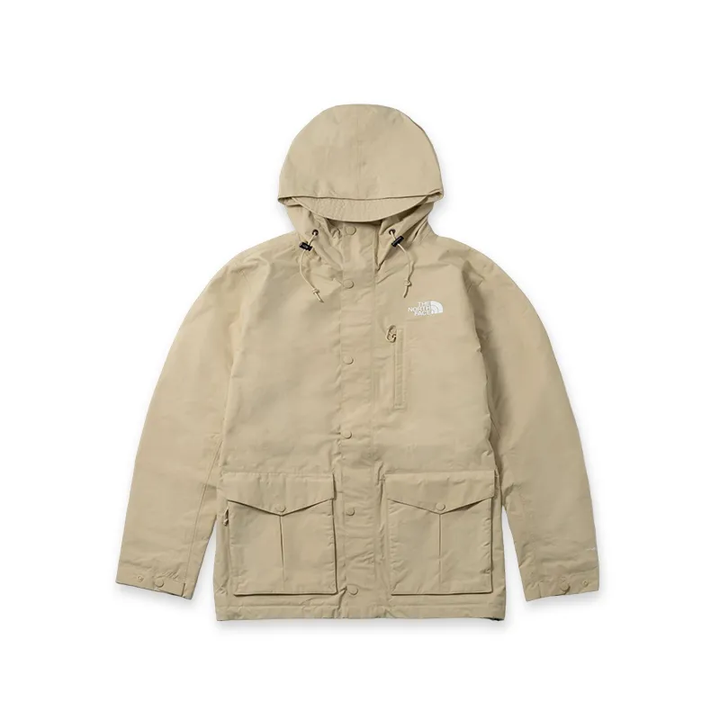 THE NORTH FACE Urban Exploration Hiking Waterproof, Windproof, And Breathable Windbreaker Jacket Men's Khaki