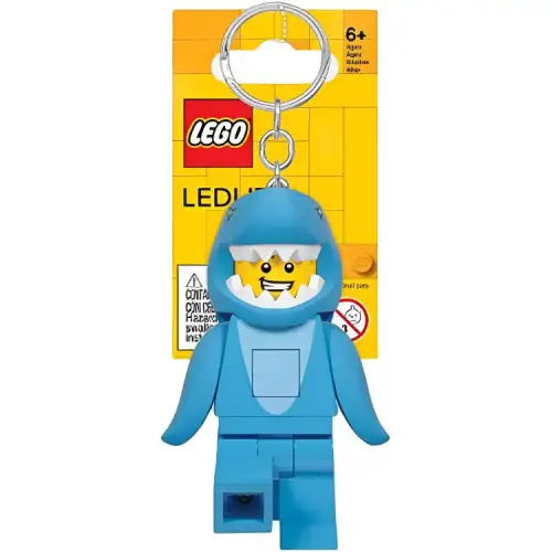 LEGO LEGO Classic Series Shark Luminous Keychain Bricks 1pcs KE155