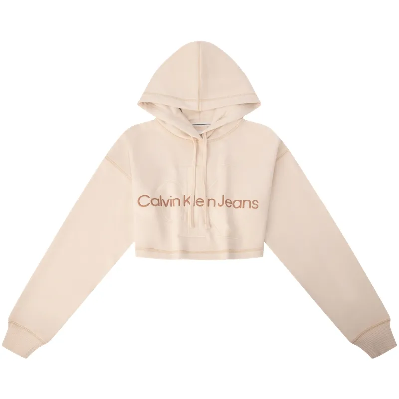 CALVIN KLEIN Sweatshirt Women's Ivory Yellow