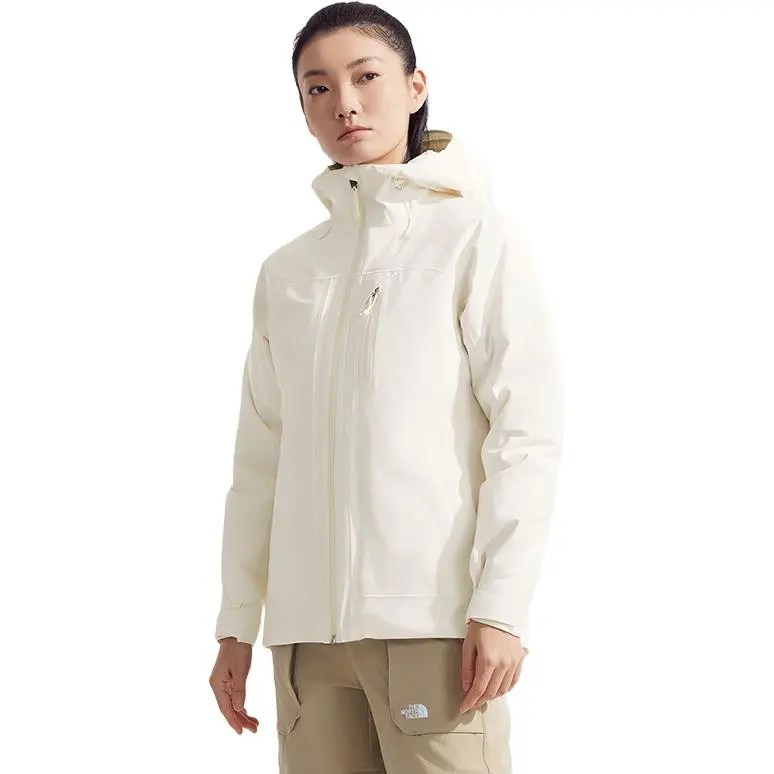 THE NORTH FACE Urban Exploration Waterproof And Windproof To Keep Warm Windbreaker Jacket Women's White