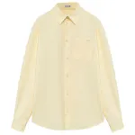 LOEWE Shirts Men's Yellow Pointed Collar Moderate