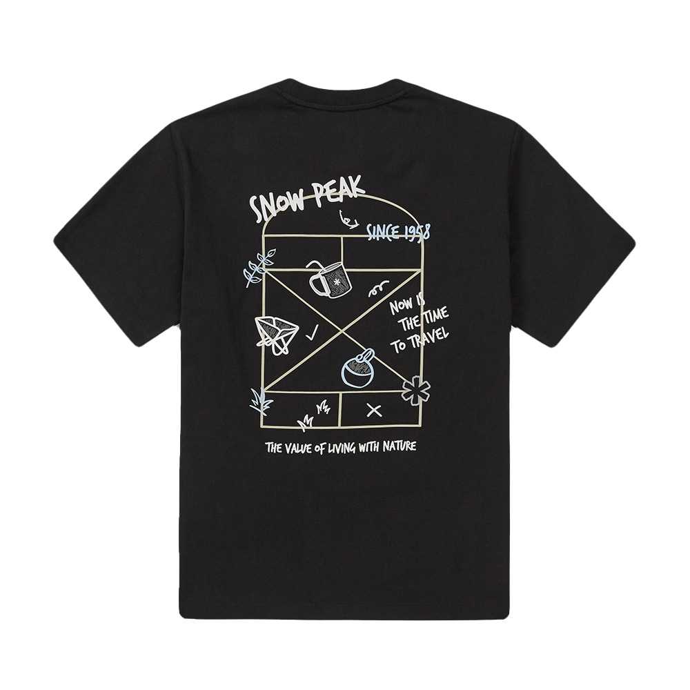 Футболка snow peak 25 Cotton Gear (бежевая) — фото 8