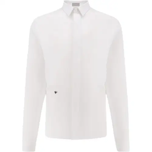 DIOR Homme Bee Embroidered Long Sleeved Shirt
