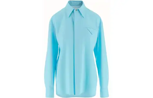 Bottega Veneta FW22 Shirt Women's Light Blue
