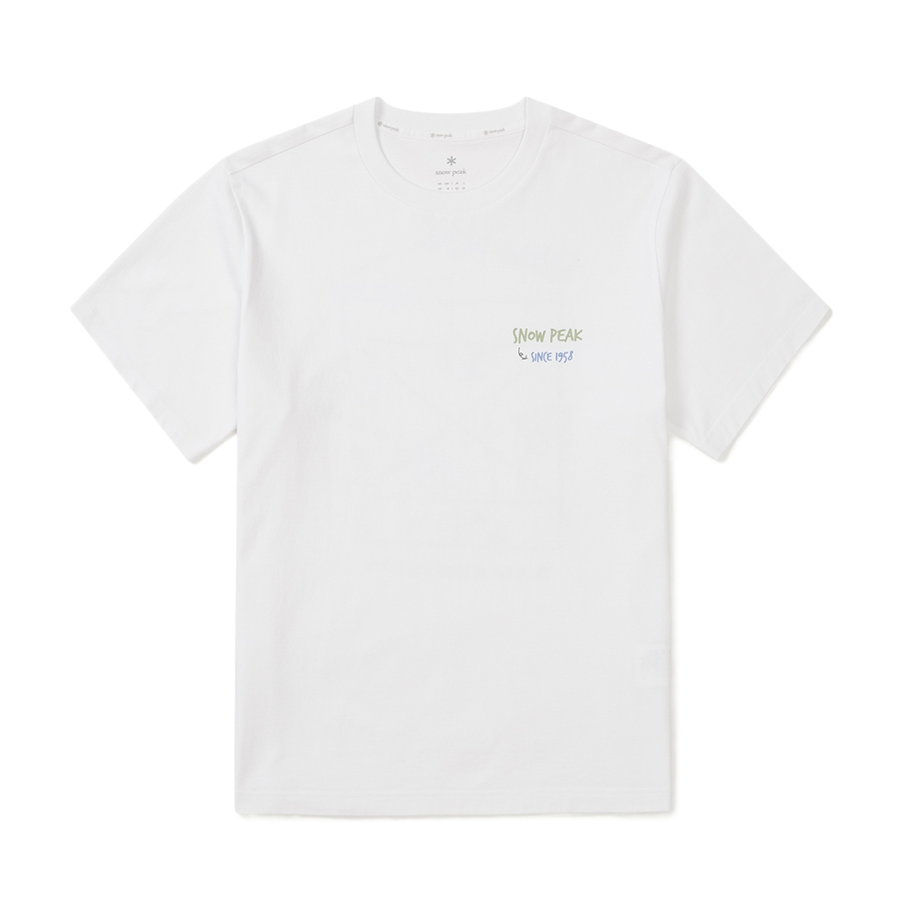 Футболка snow peak 25 Cotton Gear (бежевая)