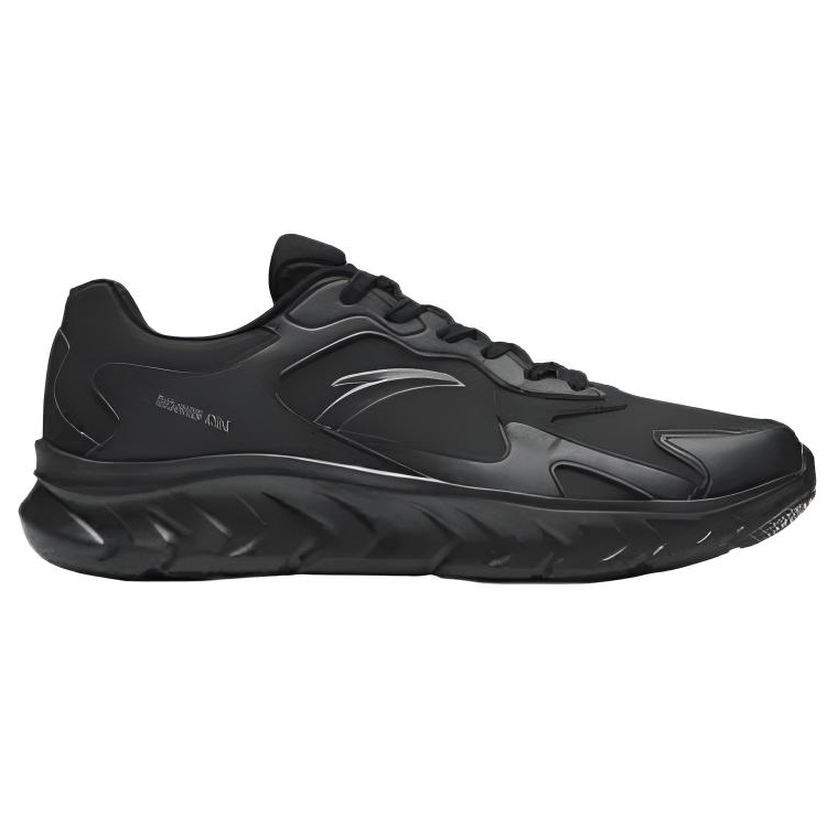 Anta Cushioning Waterproof Lightweight Low top Casual Running Shoes Men’s Black