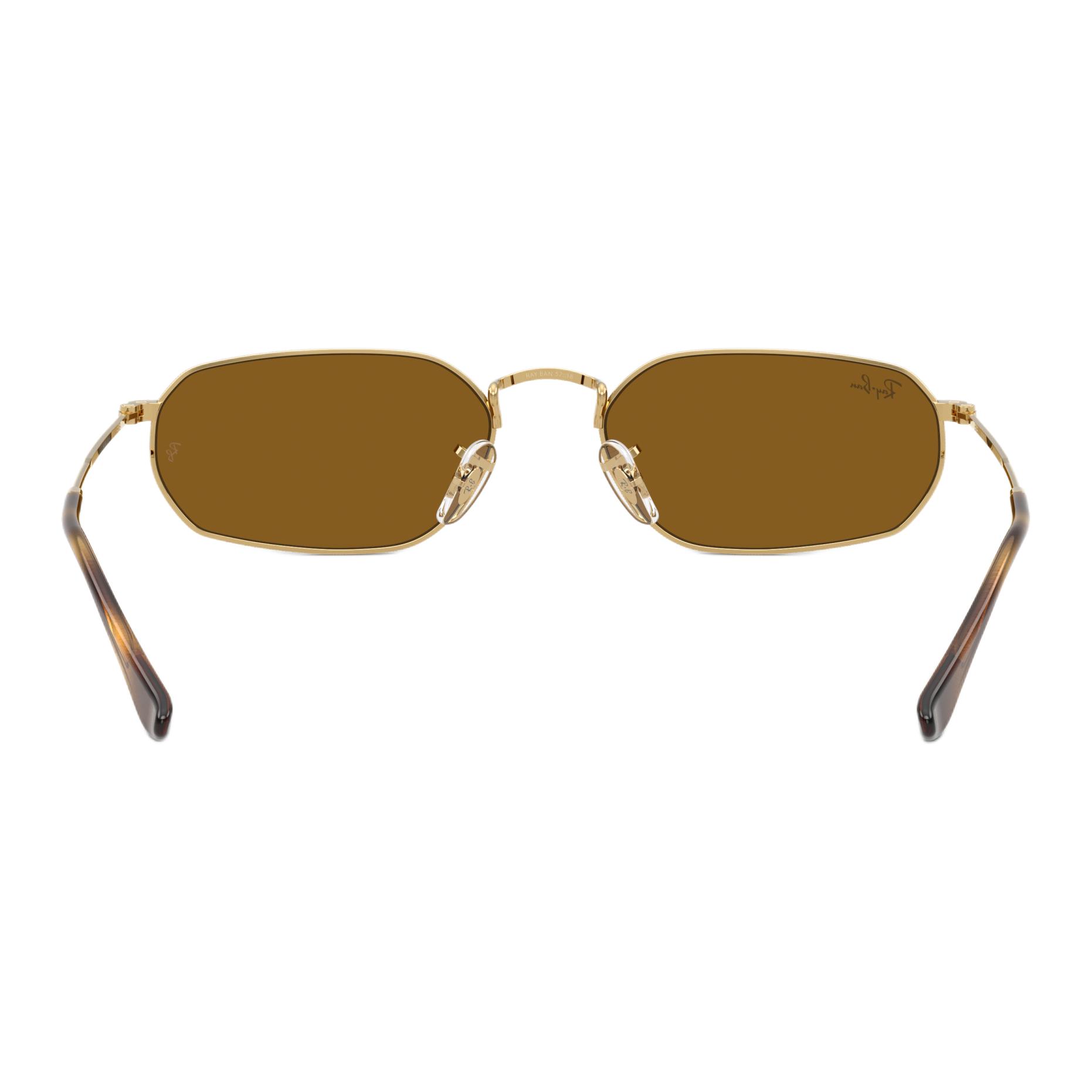 Солнцезащитные очки RayBan (золотой) — фото 4