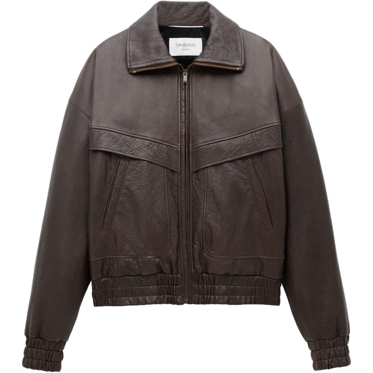 Saint Laurent Zip-Up Bomber Jacket