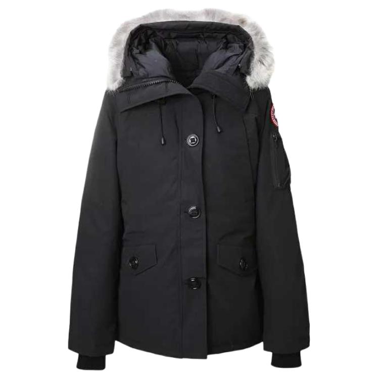 Женская куртка Canada Canada Goose Montebello Logo (черная)