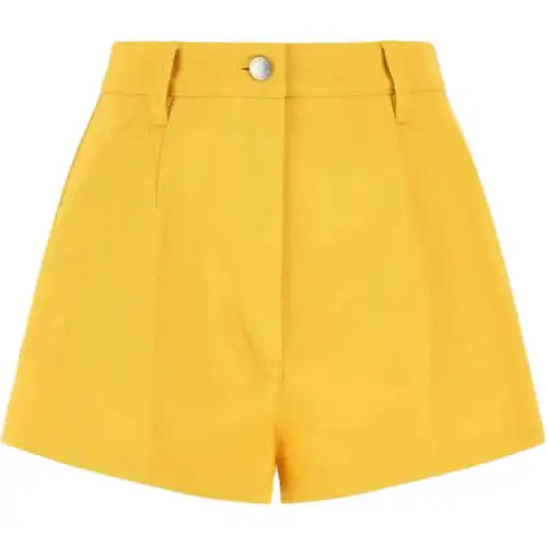 PRADA Casual Shorts Women's Yellow Moderate