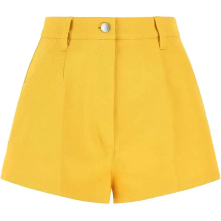 PRADA Casual Shorts Women's Yellow Moderate