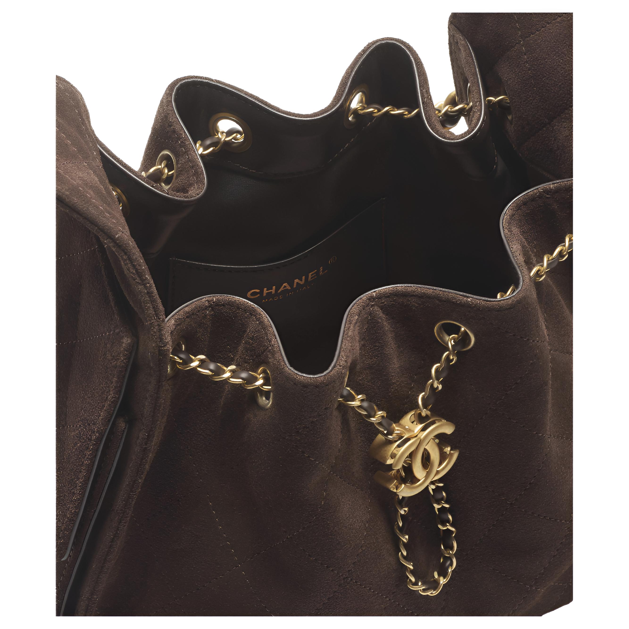 Женская сумка Chanel 25Bag 25K (темно-коричневый) — фото 4