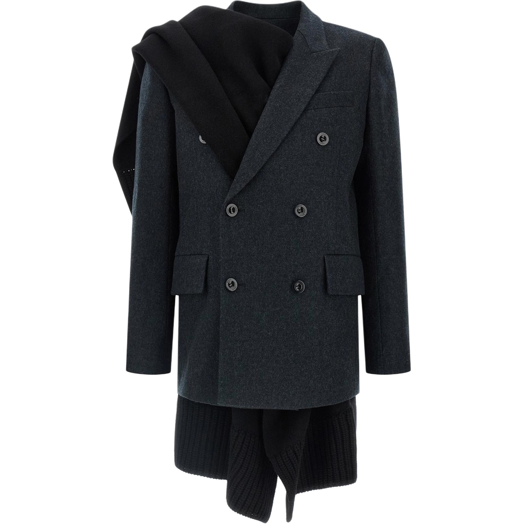 Женское пальто Sacai Sacai (бежевые)