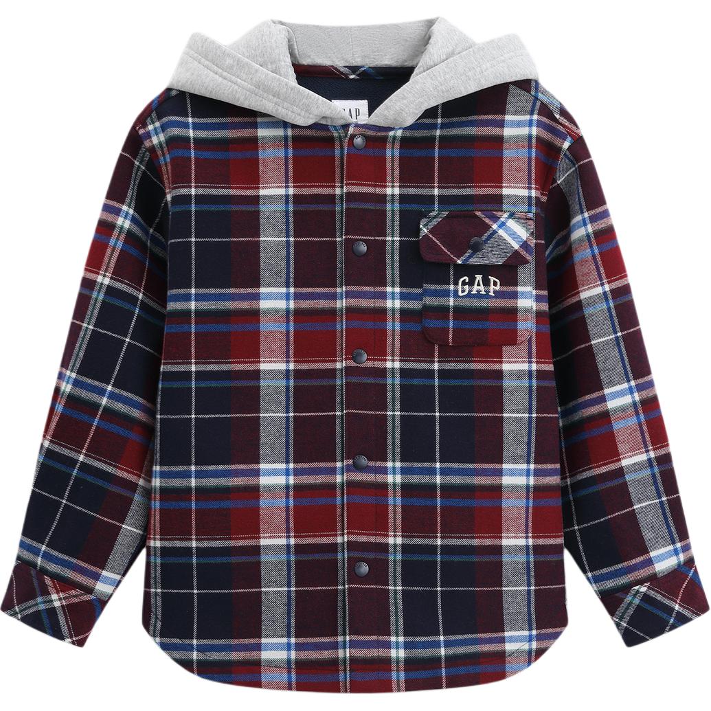 Мужская куртка GAP GAP (сине-зеленая клетка)