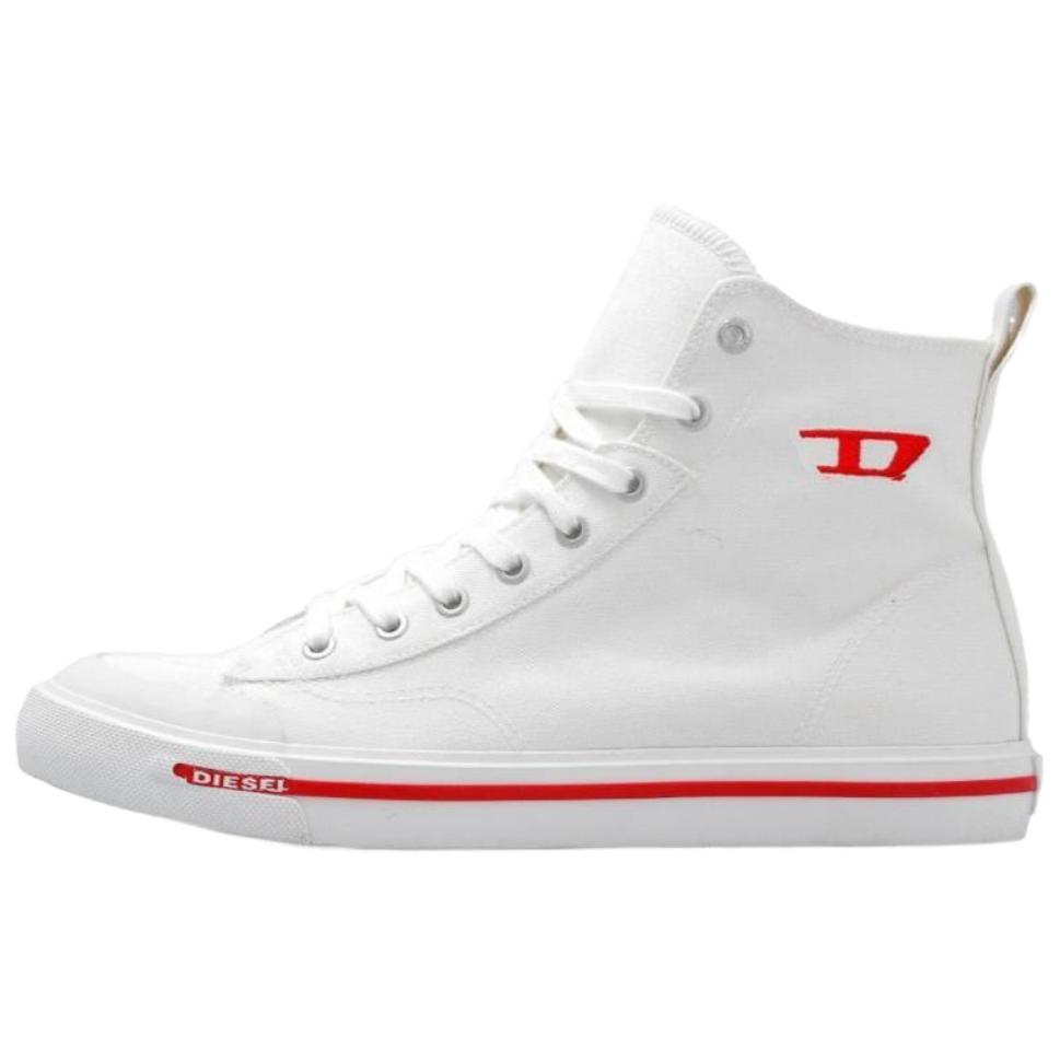 DIESEL Удобно и универсально высокий кеды женский белый