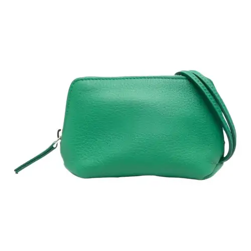 THE ROW Cow Leather Clutch Women's Green