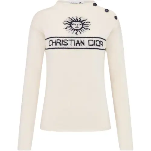 DIOR Cashmere Sweater Women's White