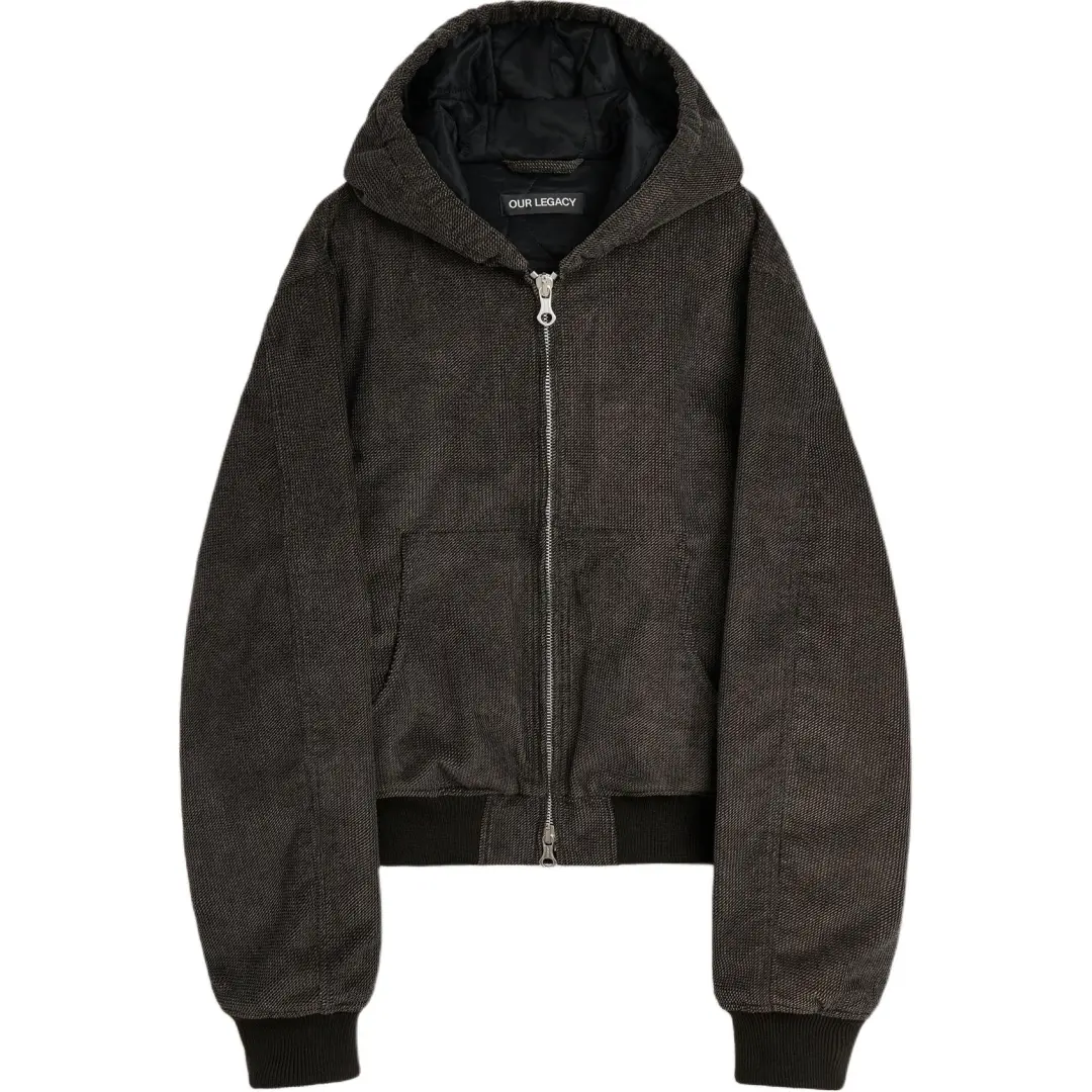 Our Legacy Long-Sleeved Zip-Up Hoodie