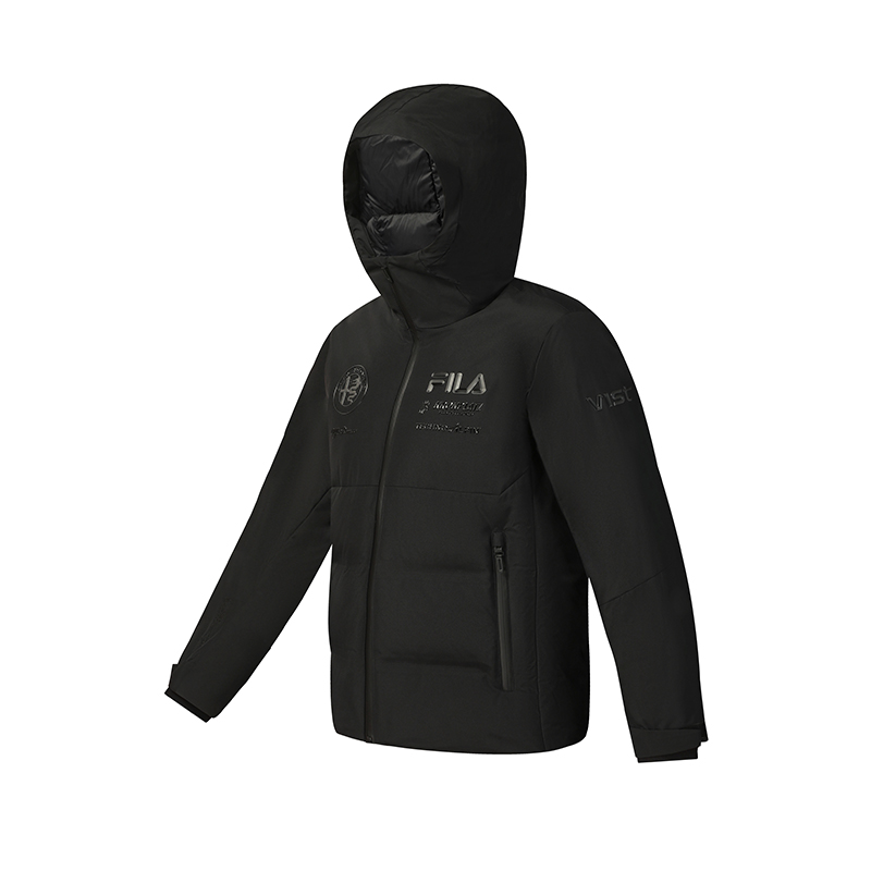 Мужской пуховик Fila Ski Лингфенг (черный)