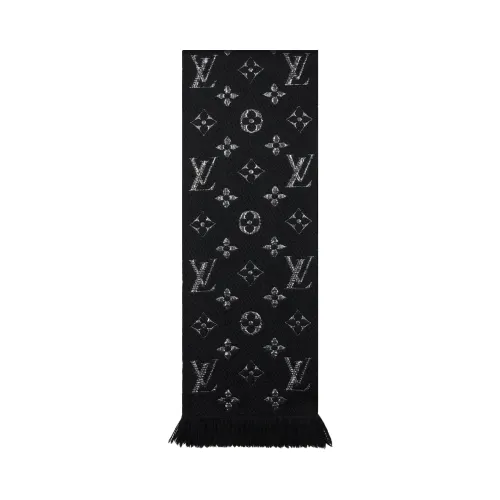 LOUIS VUITTON Pre Owned 2016 Monogram pattern Wool Scarf