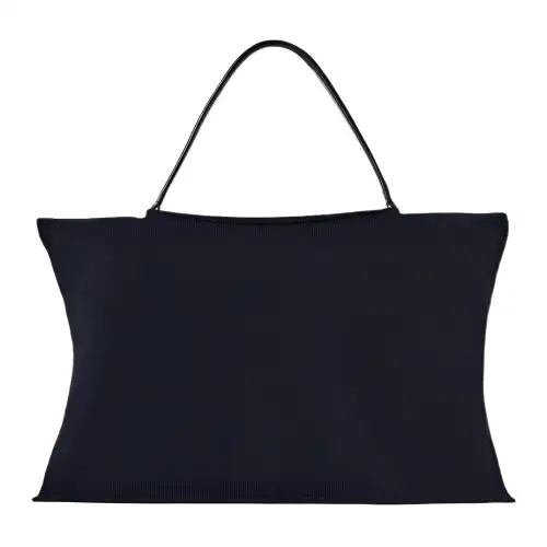 THE ROW Soft Cashmere Handbag Women's Navy Blue