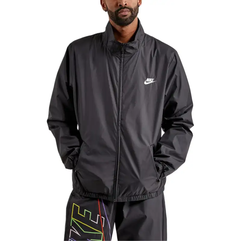 Nike Jackets Men's Black Stand Collar Moderate Other