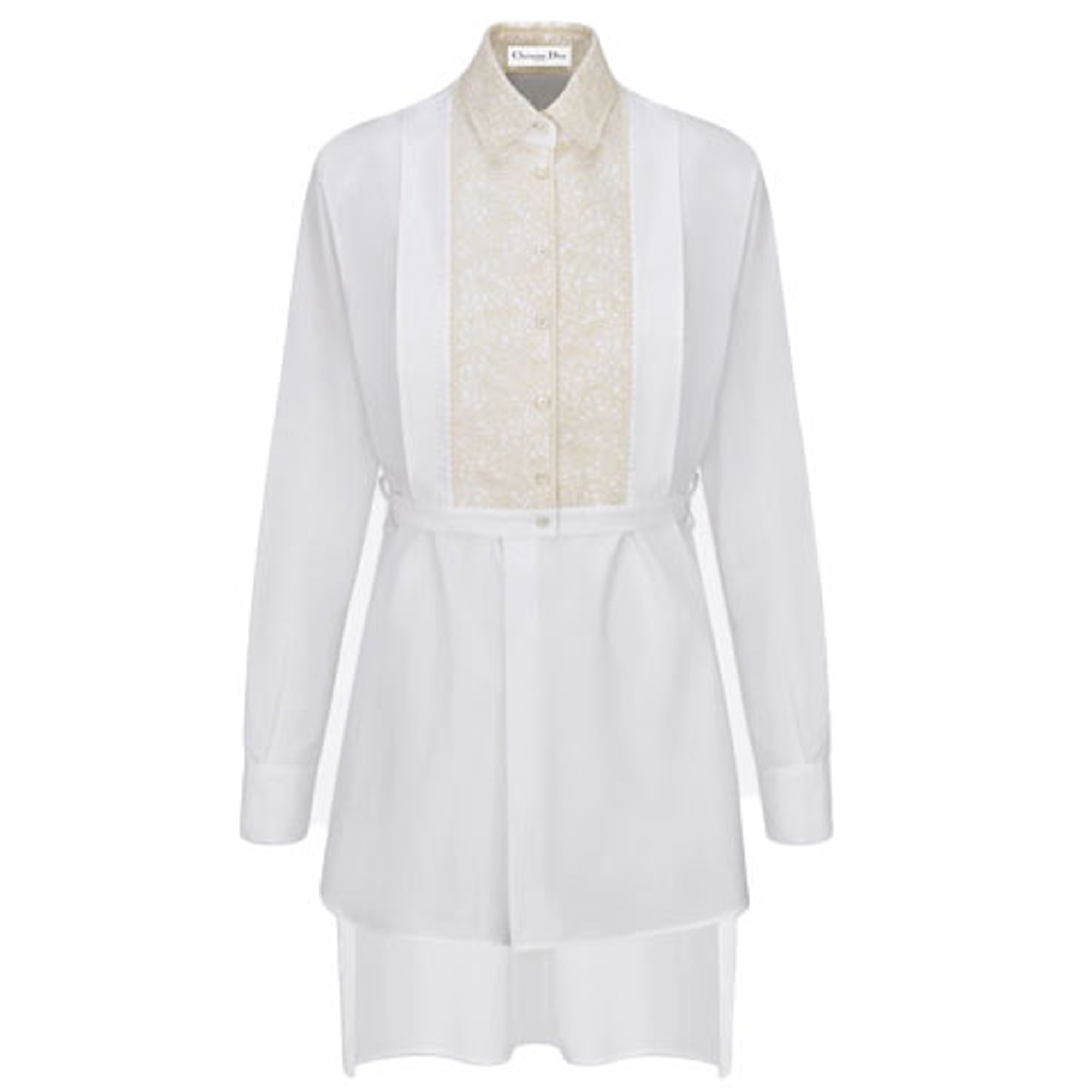 Женская рубашка Dior Shirt (белая) — фото 4