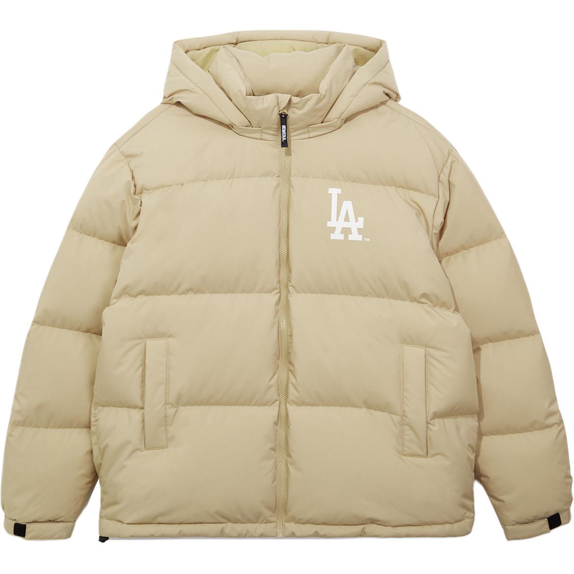 New Era MLB, removable design hat, down jacket for men and women, logo embroidery service, loose fit