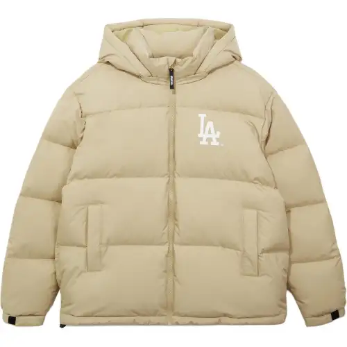 New Era MLB, removable design hat, down jacket for men and women, logo embroidery service, loose fit