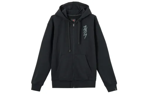 Jordan Sweatshirts Men's Black Hooded Moderate Cardigan