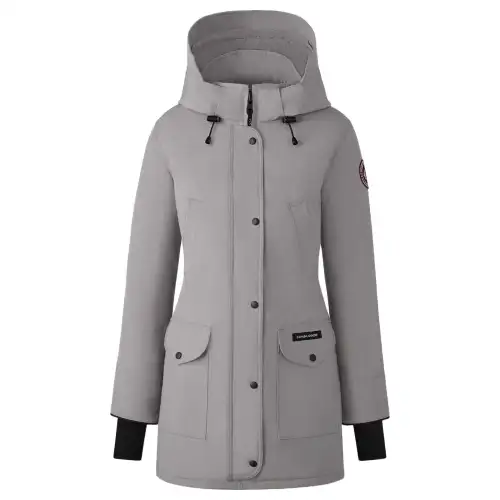 Canada Goose Trillium Down Jacket Parka Coat, Winter Women's Lime Gray