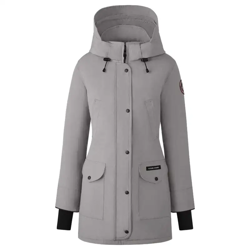 Canada Goose Trillium Down Jacket Parka Coat, Winter Women's Lime Gray