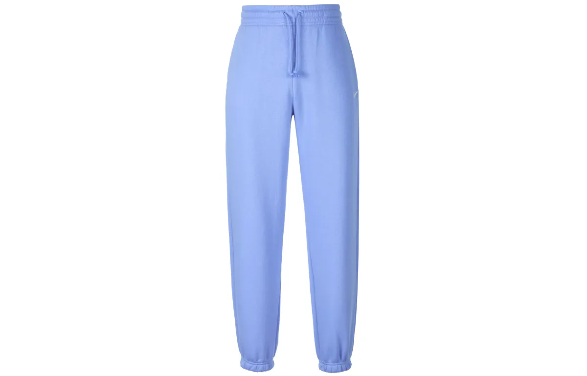 Nike Sportswear Phoenix Fleece High Rise Soft Solid Color Fleece Lined Casual Pants Women's