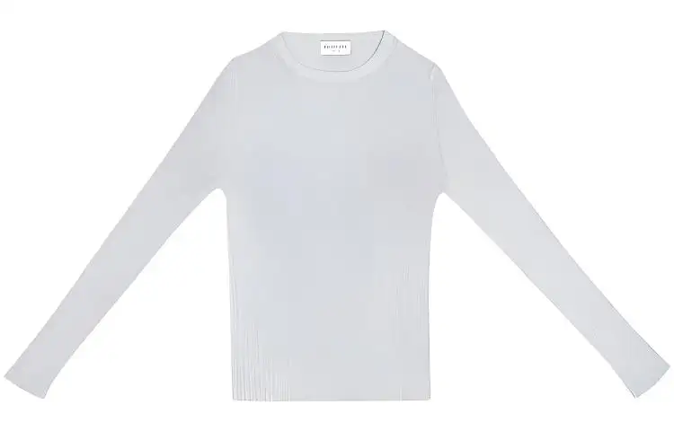 Balenciaga SS22 Slim Fit Sweater Women's Gray