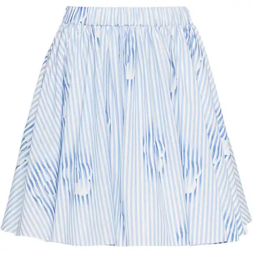 PRADA FW22 Casual Short Skirts Women's Blue