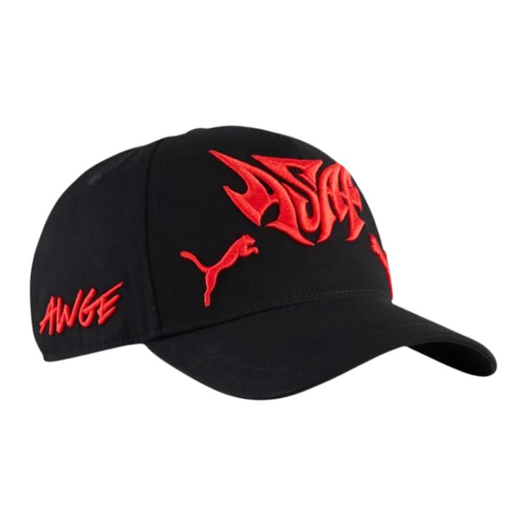 Бейсболка PUMA (черно-красная)