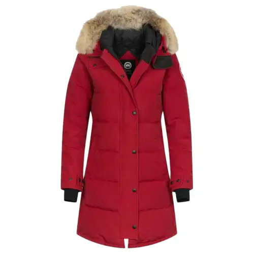 Canada Goose Shelburne Down Jacket Parka Coat Women's Red