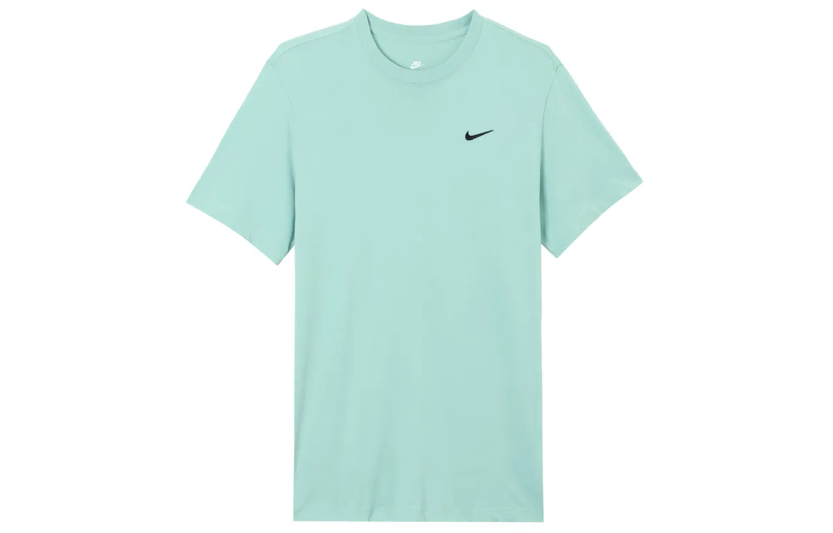 Nike T-Shirts Men's Light Blue Crew Neck Moderate