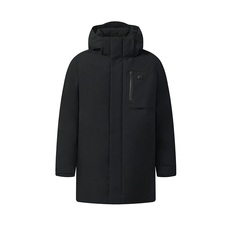 Мужское пальто Fila White (черное)