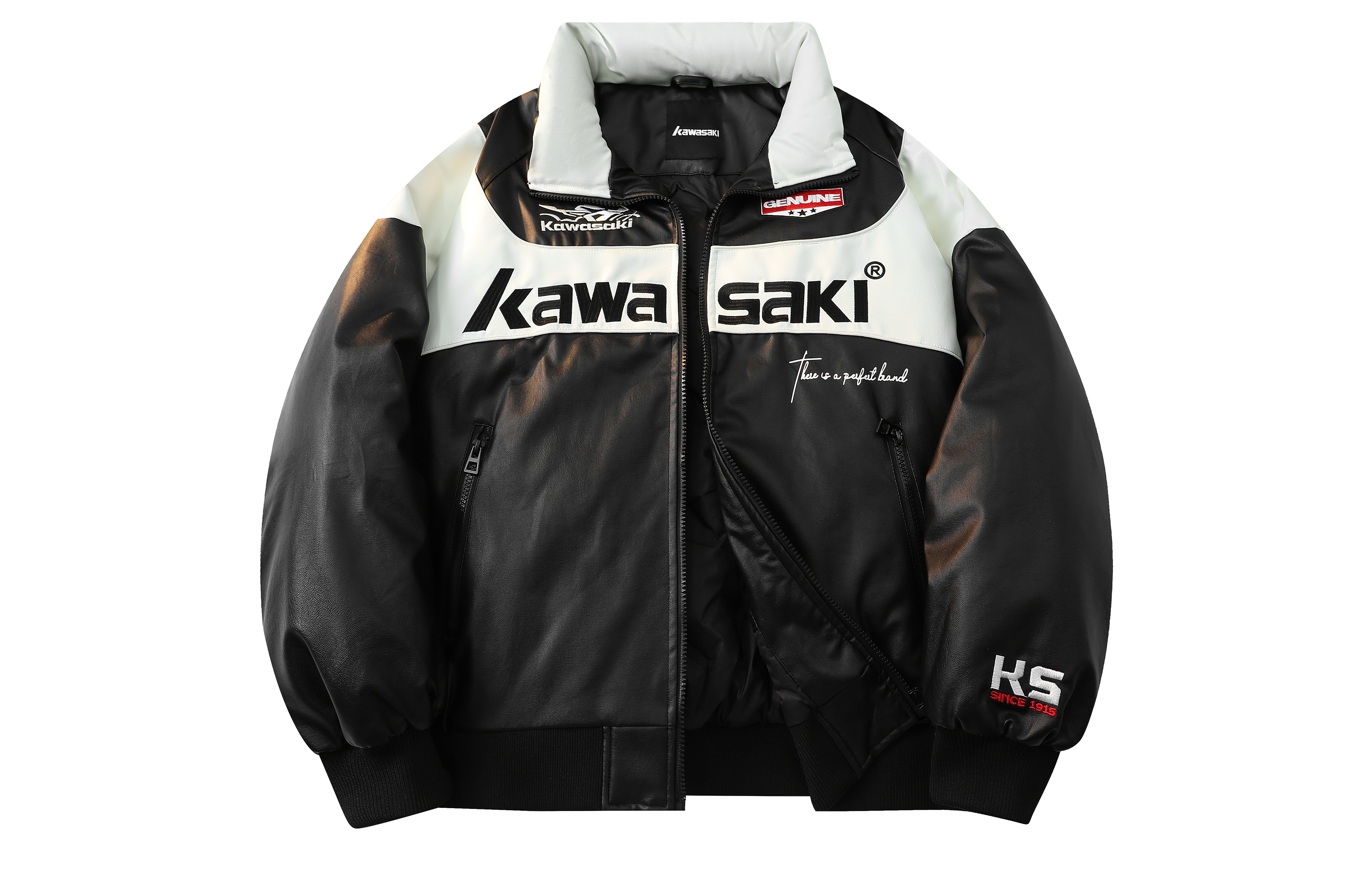 Куртка Kawasaki (черно-белая)