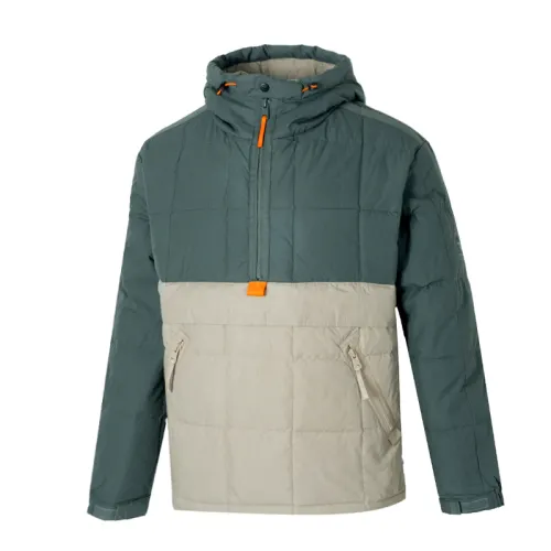 Timberland Down Jackets Unisex Impatiens Green/Sand Hooded Moderate Other